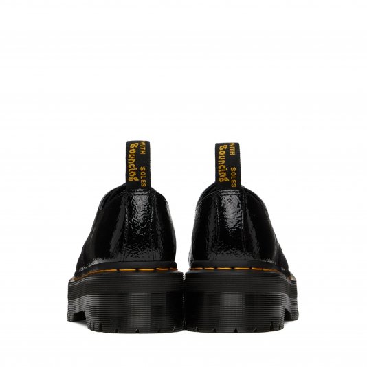 1461 Platform Black Distressed Patent