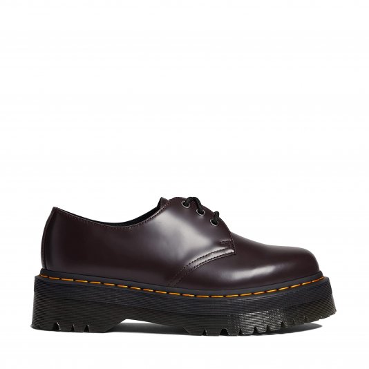 1461 Platform Burgundy Smooth
