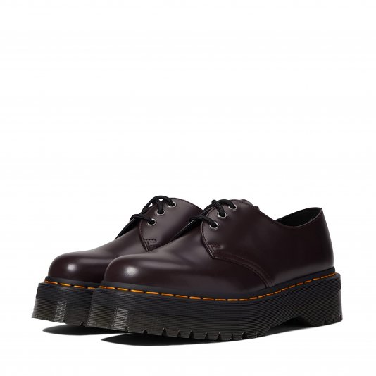 1461 Platform Burgundy Smooth