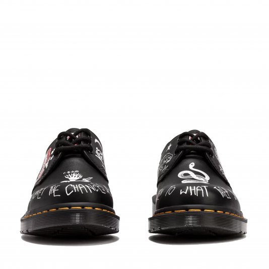 1461 Rebel Black / Multi CUSTOM Chaos Backhand