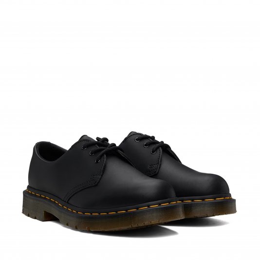 1461 SR Black Industrial Full Grain