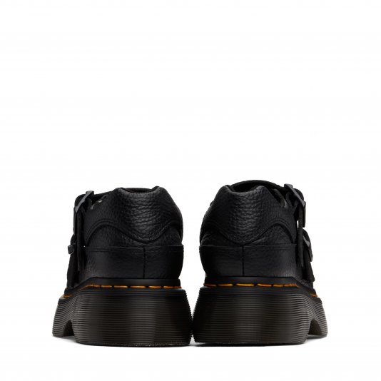 Buzz Mary Jane Black Milled Nappa