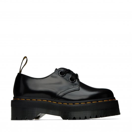 Holly Platform Black Buttero
