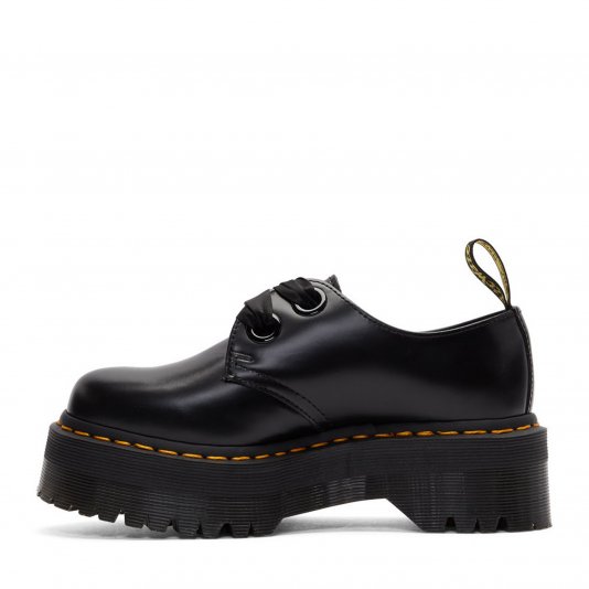 Holly Platform Black Buttero