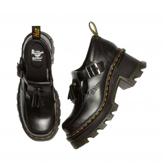 Mary Jane Corran Heeled Black Atlas
