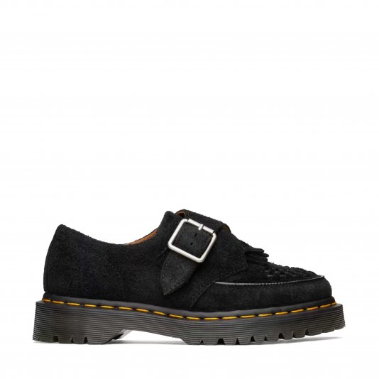 Ramsey Kiltie Buckle Creepers Black Desert Oasis Suede