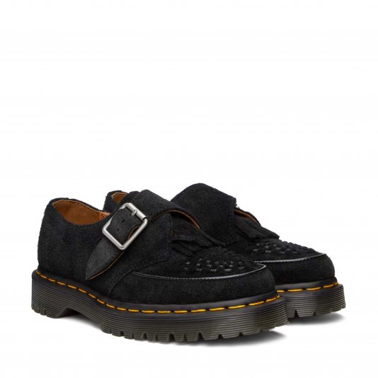 Ramsey Kiltie Buckle Creepers Black Desert Oasis Suede