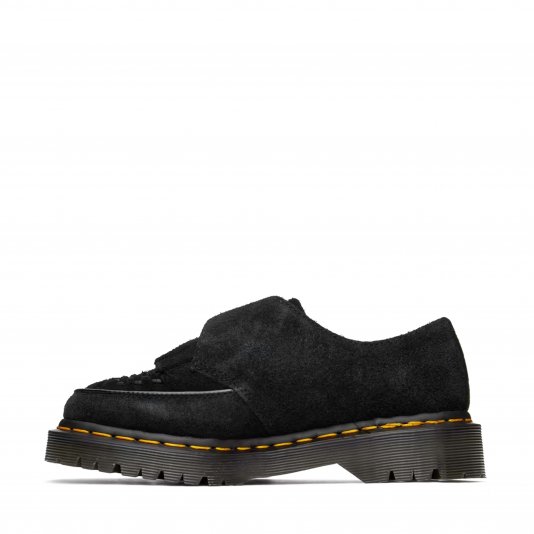 Ramsey Kiltie Buckle Creepers Black Desert Oasis Suede