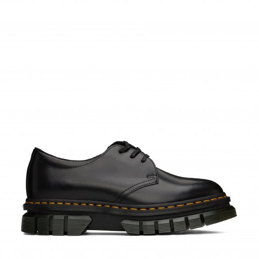 Shoes Rikard Black Polished Smooth