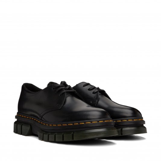 Shoes Rikard Black Polished Smooth