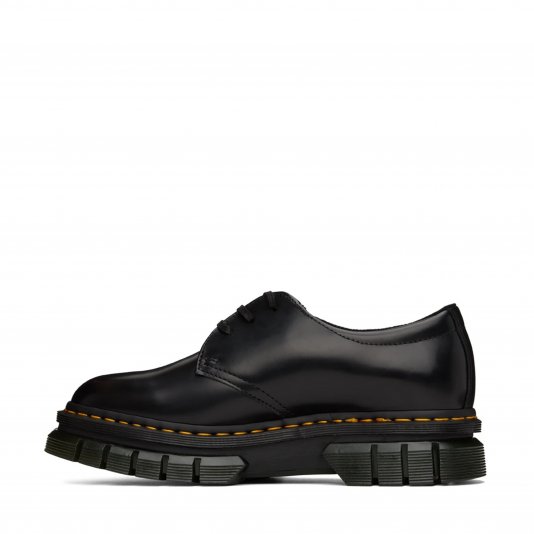 Shoes Rikard Black Polished Smooth