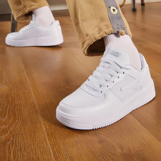 Air Force One Positive White/Bright Silver