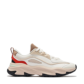 Chidi Off White/Elk Brown/Coral