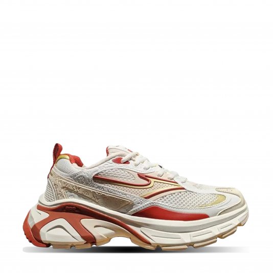 Hongyu 2 White/Bright Red/Gold