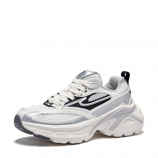 Hongyu 2 White/Bright Silver/Dark Grey