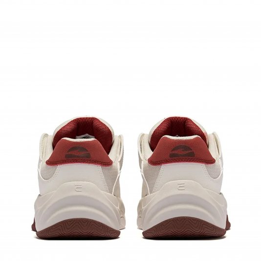 Steamed Buns Cream White/Dark Red