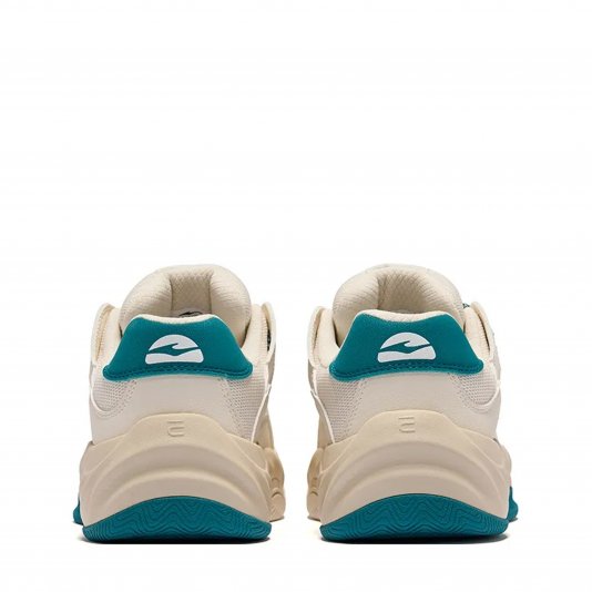 Steamed Buns Cream White/Teal Blue