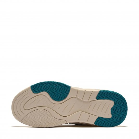 Steamed Buns Cream White/Teal Blue