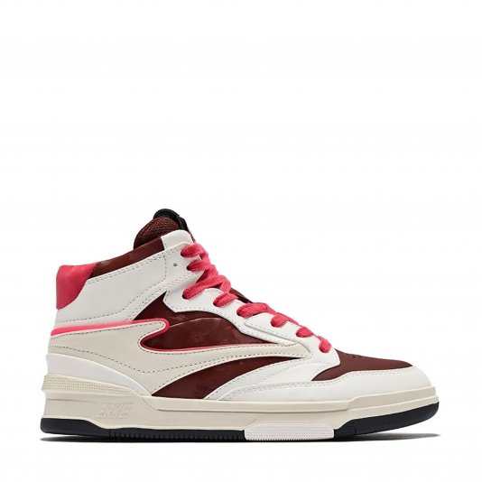 Wushuang 3 MID Birch Wood/Bordeaux Red/Neon Pink