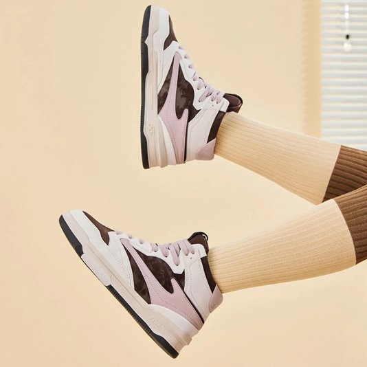 Wushuang 3 MID Coffee/White/Neon Pink