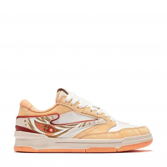 Wushuang 3 White/Persimmon Orange