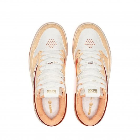 Wushuang 3 White/Persimmon Orange