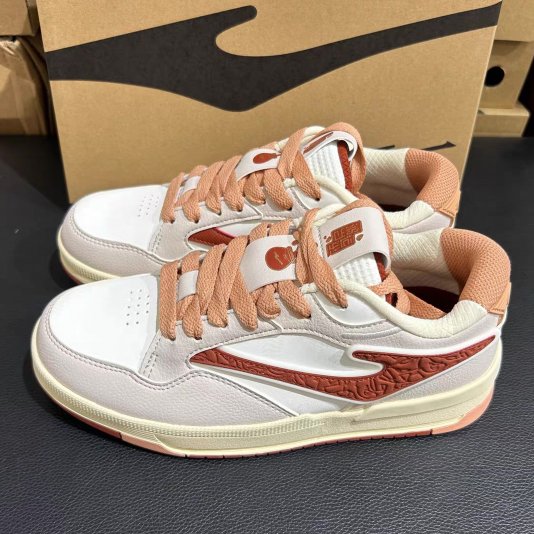 Wushuang 3 White/Plastered Gray/Peach