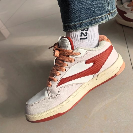 Wushuang 3 White/Plastered Gray/Peach