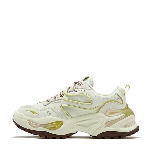 Eva White/Creamy Yellow