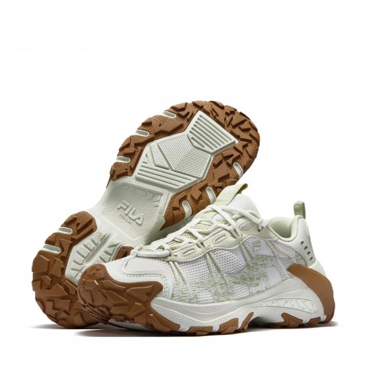 Exocet II Grayish White/Aloe Vera Green