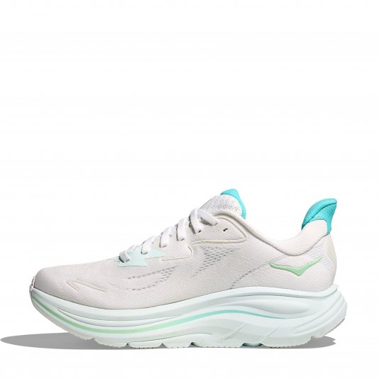 Clifton 10 White/Skyward Blue