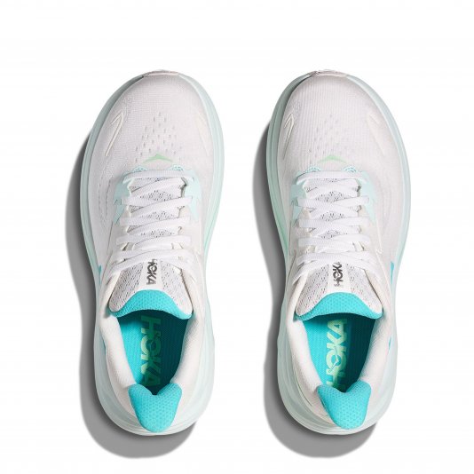 Clifton 10 White/Skyward Blue