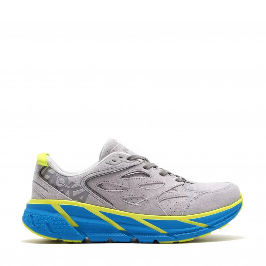 Clifton L Suede Lunar Rock/Diva Blue