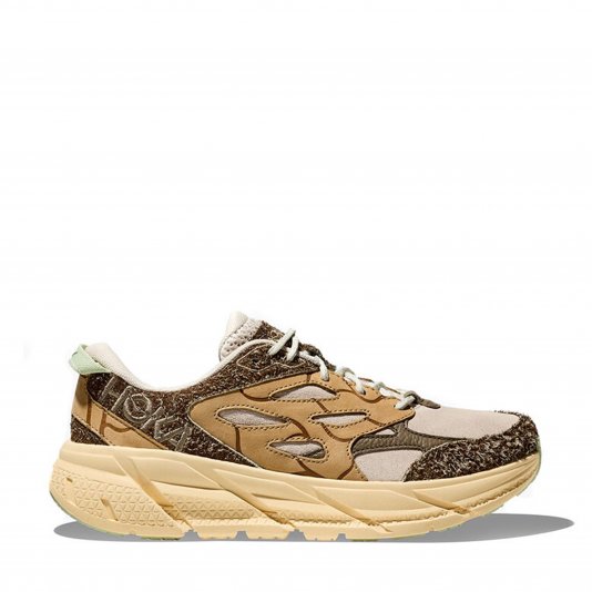 Clifton L Suede Oat Milk/Pollen