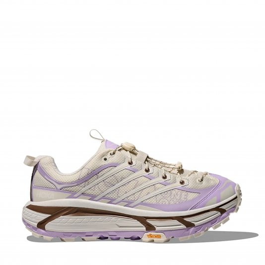 Mafate Three2 Wordmark Alabaster/Iris Flower