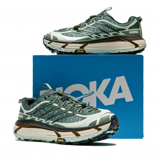 Mafate Three2 Wordmark Fern/Varsity Navy