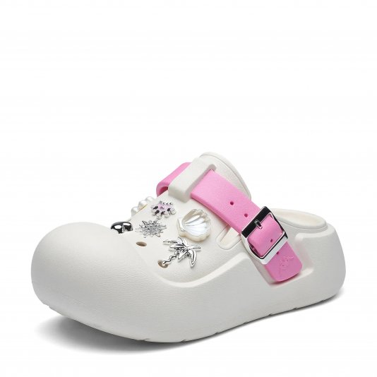 Clogs Ocean Pearl Cream White/Sakura Pink