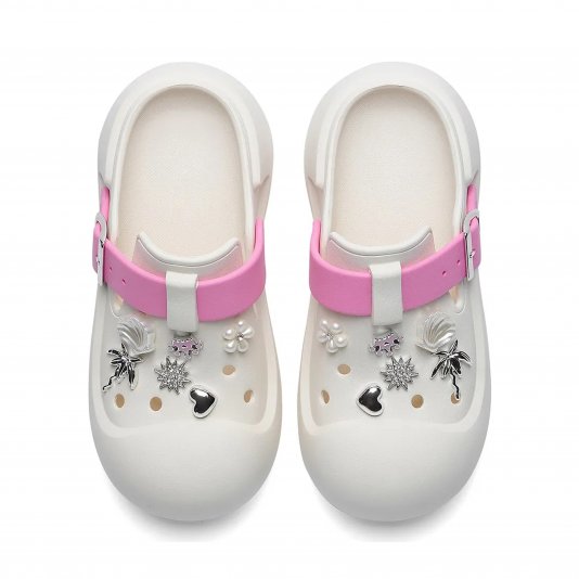Clogs Ocean Pearl Cream White/Sakura Pink