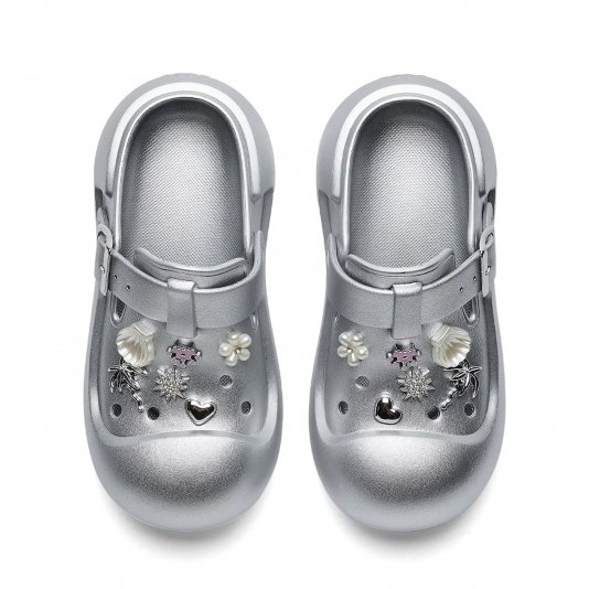Clogs Ocean Pearl Metallic Silver