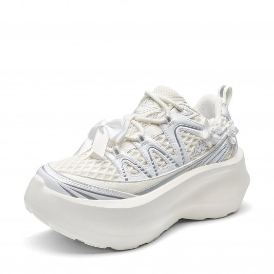 Fatty Wave Rider Beige/White/Silver