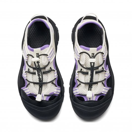 Poco Openwork Beige/Purple/Black
