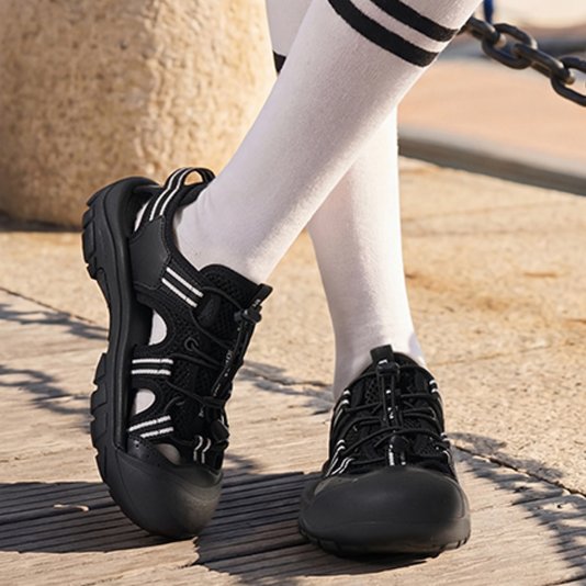 Poco Openwork Black/Dark Grey