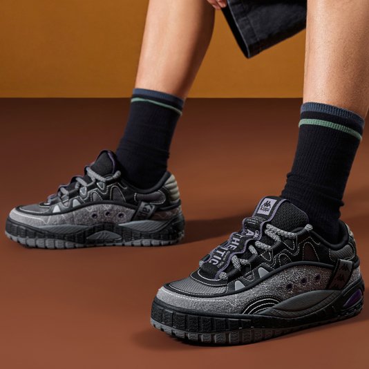 Serial Fatty Shark Gray/Plum Purple