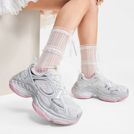 Wavy Surge Silver/Pink/White