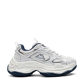 Wavy Surge White/Navy Blue/Silver