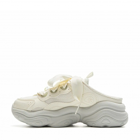 Mule Off White/Soft Water Green