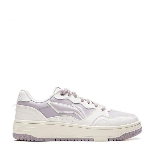 Soft Cloudy White/Smoky Purple Gray
