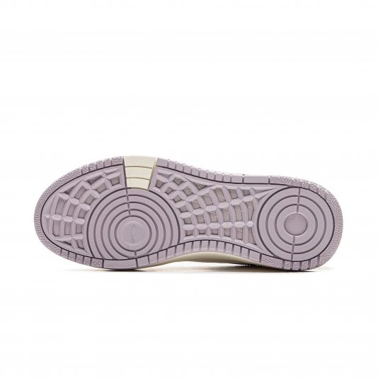 Soft Cloudy White/Smoky Purple Gray