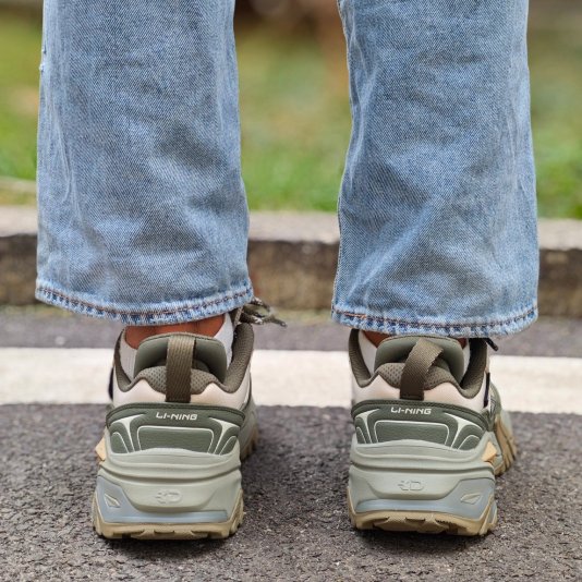 CF Qianxingce 3.0 Oatmeal Gray/Off White/Dark Moss Green