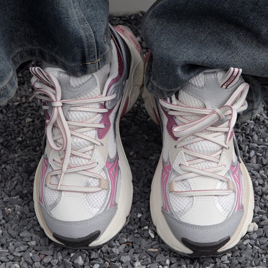 Y2K Creamy White/Silver/Plum Purple